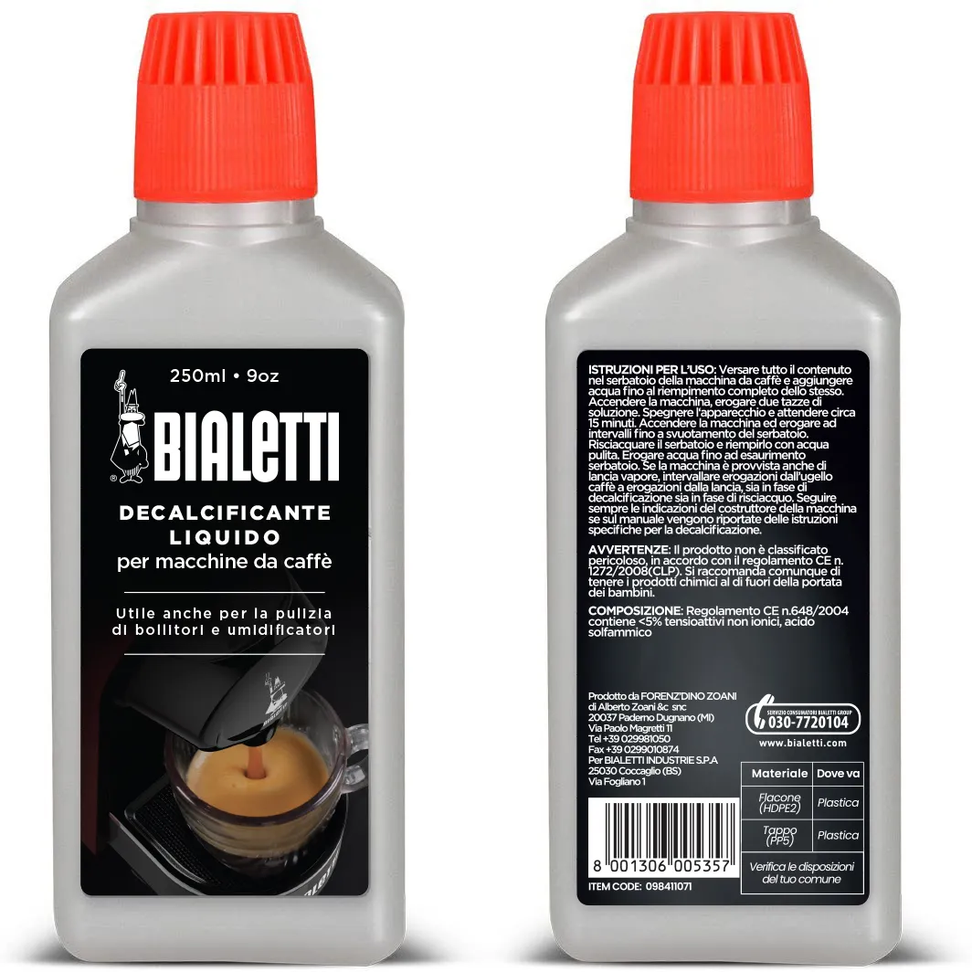 Bialetti Vízkőoldó folyadék háztartási gépekhez 250ml (98411071)