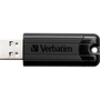 Verbatim PinStripe USB флаш памет 32 GB USB Тип-A 3.2 Gen 1 (3.1 Gen 1) Черен