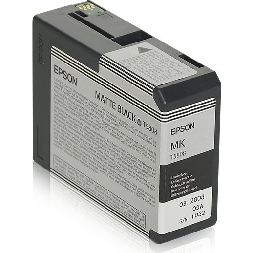 Epson T58080N blækpatron 1 stk Original Mat sort
