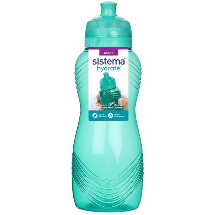 Sistema® Hydrate™ Wave Twist ‘n’ Sip Kulacs, 600 ml, zöld (41965)