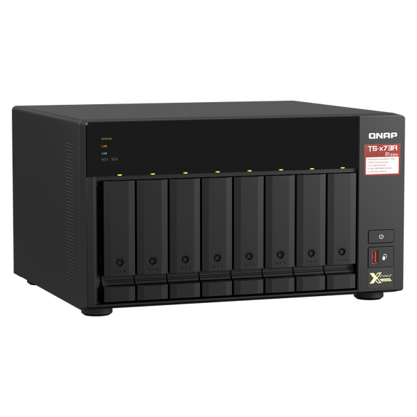 QNAP TS-873A NAS Tower Připojení na síť Ethernet Černá V1500B