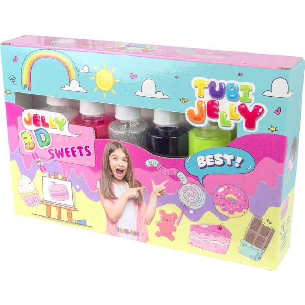 Tubi Zselés Készlet 6 Színben - Édesség (GXP-725180)