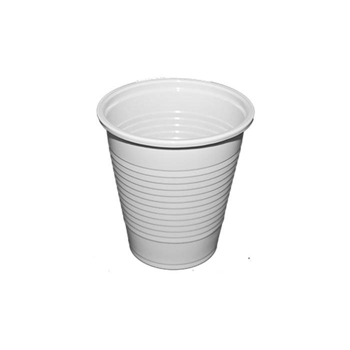 Műanyag pohár 1.6 dl - Fehér (100 db) (511018)