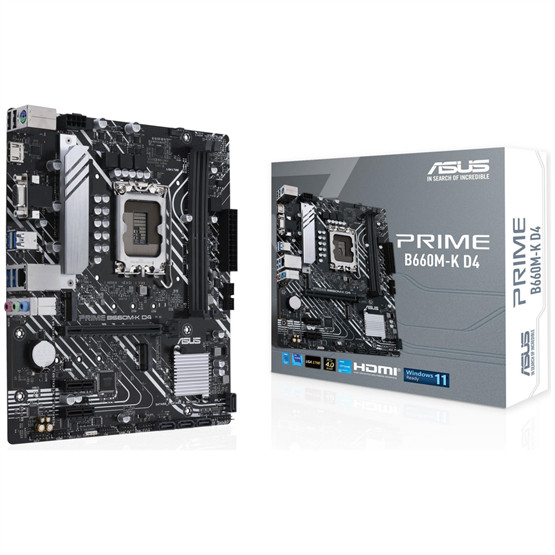 ASUS PRIME B660M-K D4 Intel B660 LGA 1700 Micro ATX