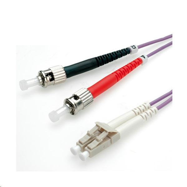 Roline Optikai kábel 50/125 µm OM4 2m LC/ST (21.15.8772-10) (21.15.8772-10)