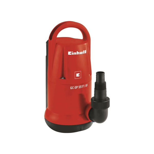 Потопяема помпа Einhell GC-SP 5511 IF (550 W, 11000 l/h, 7 m дълбочина на заустване, ръчно управление, автоматичен режим)