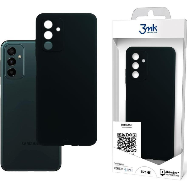 Защитен калъф, 3mk Protection, За Samsung Galaxy M23 5G, Черен мат