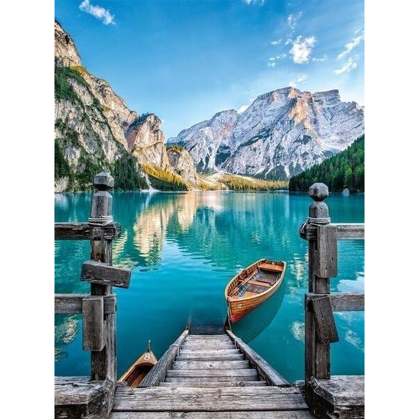 Clementoni High Quality Collection Braies Lake Puslespil 500 stk Landskab