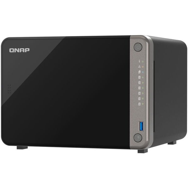 QNAP TS-AI642-8G NAS & lagringsserver Tower ARM Cortex-A76 8 GB Sort