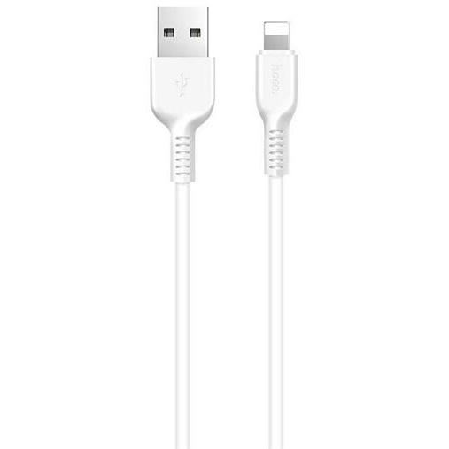Kábel Hoco USB - Apple Lightning 1 m biely