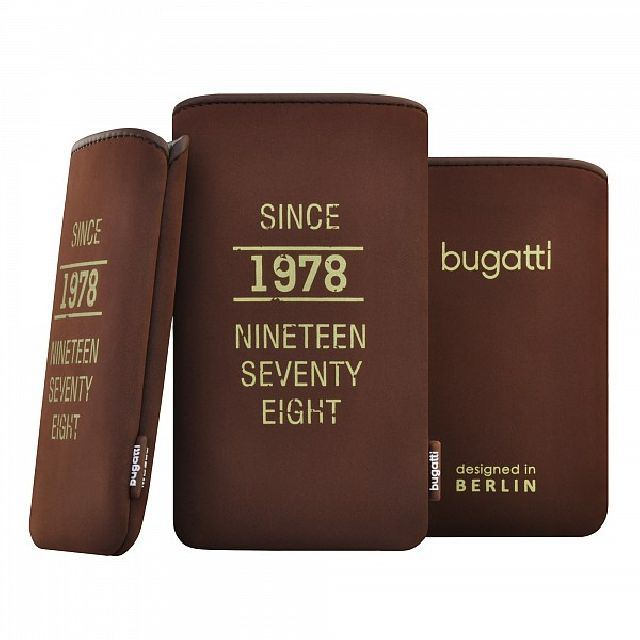 Bugatti SlimCase wood SL álló tok (07867) (07867)