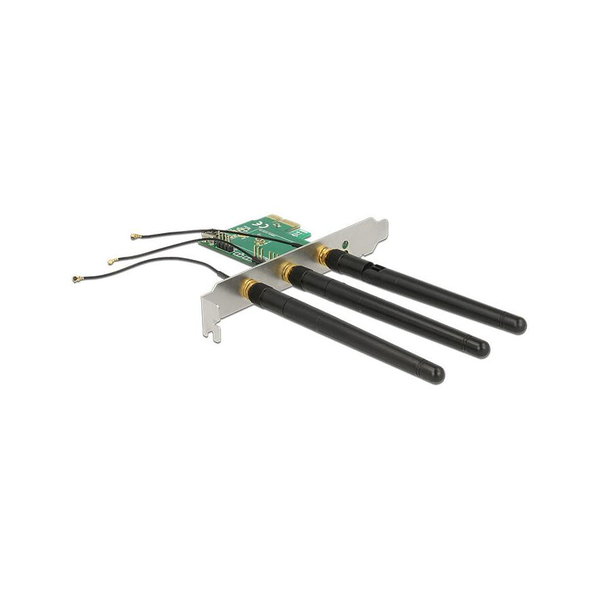 DELOCK PCI Expr Card M.2 Key A Slot int +3Ant. LowProfile