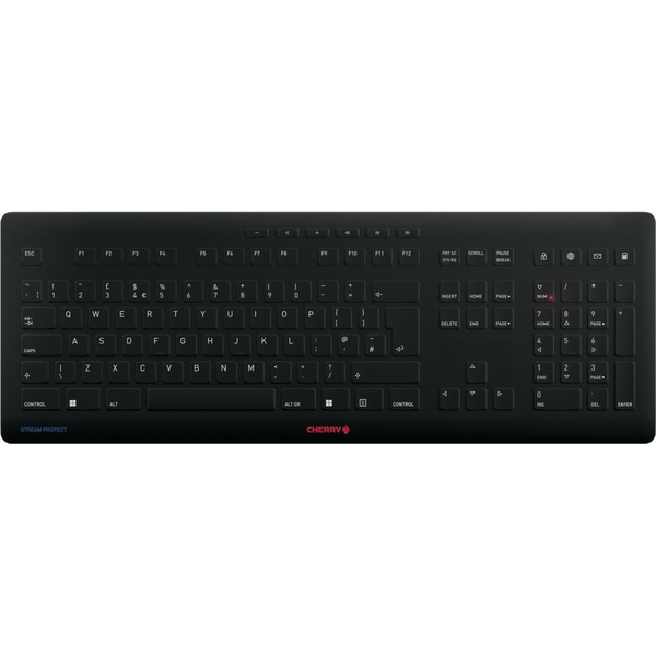 CHERRY JK-8552GB-2 πληκτρολόγιο Παγκόσμιος RF Wireless QWERTY Αγγλικά Ηνωμένου Βασιλείου Μαύρος (Μαύρο)