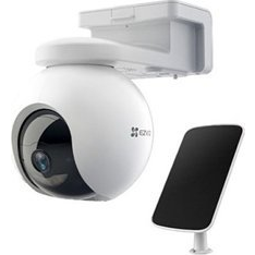 EZVIZ EB8 kültéri akkumulátoros 4G kamera + solar panel színes éjszakai látás, 360°, aktív sziréna védelem 512GB (EB8 avec Panneau Solaire Type C)