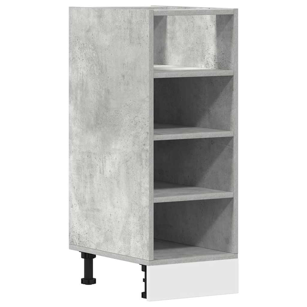 Dulap inferior, gri beton, 30x44,5x81,5 cm, PAL