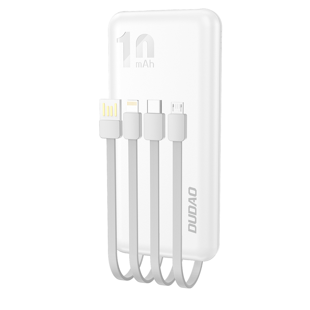 Dudao K6Pro Power Bank 10000mAh - Fehér (K6PRO-WHITE)