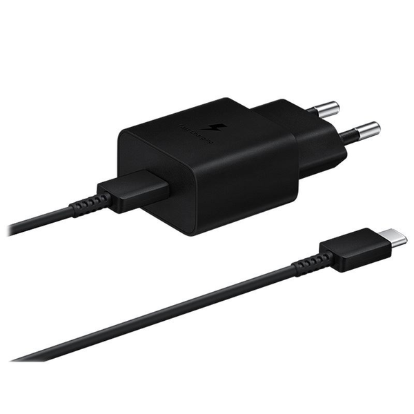 Samsung EP-T1510XBEGEU oplader til mobil enhed Universel Sort Vekselstrøm Hurtig opladning Indendørs