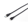 Equip 128397 USB kábel 1,8 M USB 3.2 Gen 1 (3.1 Gen 1) USB A Micro-USB B Fekete