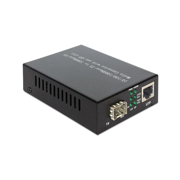 DELOCK Medienkonverter 1000Base-T SFP -> RJ45 Bu/Bu
