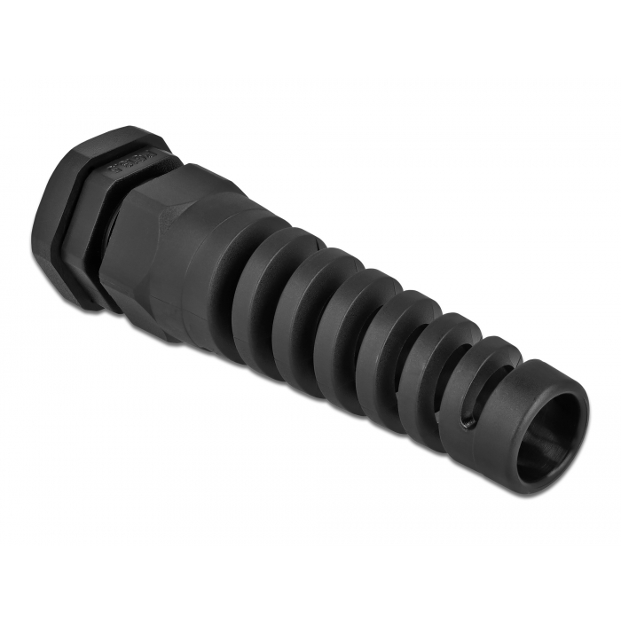 Delock Kábel tömszelence PG13,5 feszültség mentesítős fekete (60345) (60345)