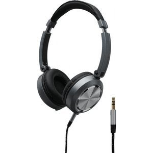 Monacor MD-460 Over Ear fejhallgató Vezetékes Fekete, Ezüst Forgatható fülkagyló, Összehajtható (MD-460)