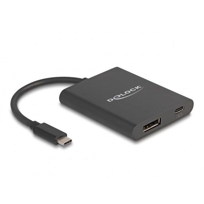 Delock USB Type-C adapter DisplayPort (DP Alt mód) 8K-hoz HDR és 60 W tápellátással (64202) (64202)