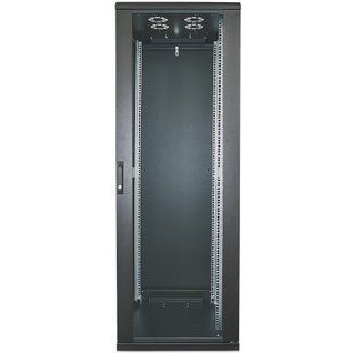 Intellinet 713108 шкаф за монтиране на апаратура 26U Самостоятелно стояща поставка Черен