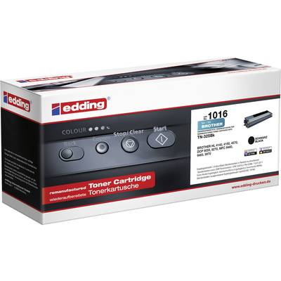 Edding Toner helyettesíti Brother TN-325BK, TN325BK Kompatibilis Fekete 4000 oldal edding 1016 (18-1016)