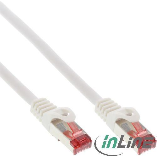 InLine 76411W cable de red Blanco 1 m Cat6 S/FTP (S-STP)