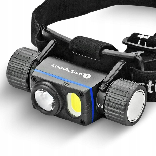 Ładowalna latarka czołowa LED Force PRO - 2000 lumenów