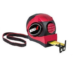 Dedra Mérőszalag, Piros, Automata Blokkolás, Mágnes, Kétoldalas Szalag, Gumi Borítás + Króm, Nylon, Bliszter M392P (M392P)