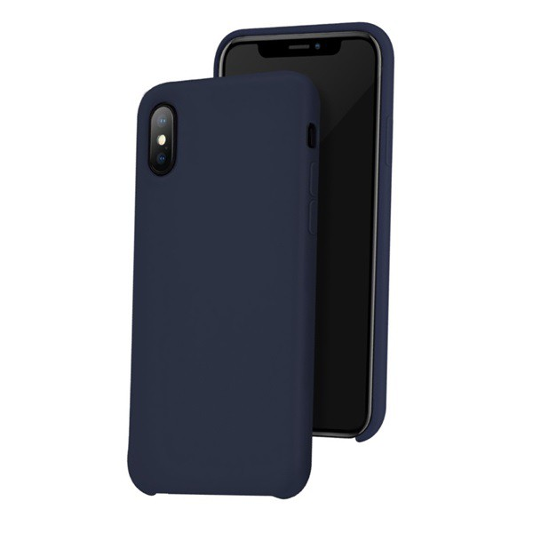 HOCO PURE műanyag telefonvédő (közepesen ütésálló, gumírozott) SÖTÉTKÉK [Apple iPhone XS Max 6.5] (5996457810192)