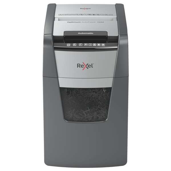 Rexel Optimum AutoFeed+ 150M Tocător automat de hârtie cu tăiere fină