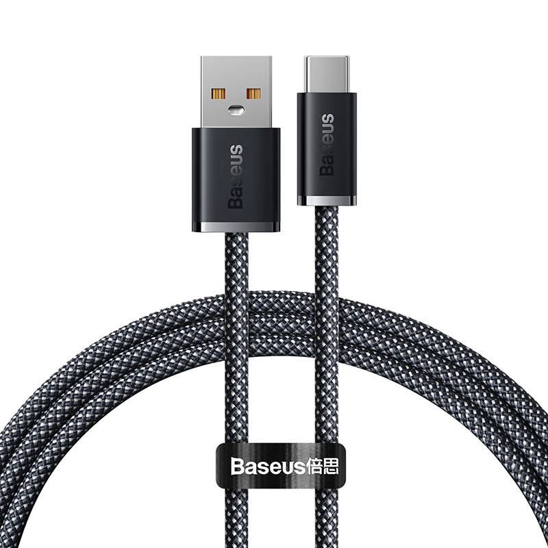 Baseus Dynamic Series USB USB-C kábel 100W 1m szürke (CALD000616) (CALD000616)