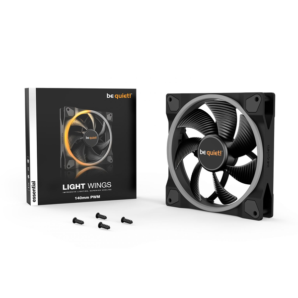 be quiet! Light Wings | 140mm PWM Computer behuizing Ventilator 14 cm Zwart 1 stuk(s)
