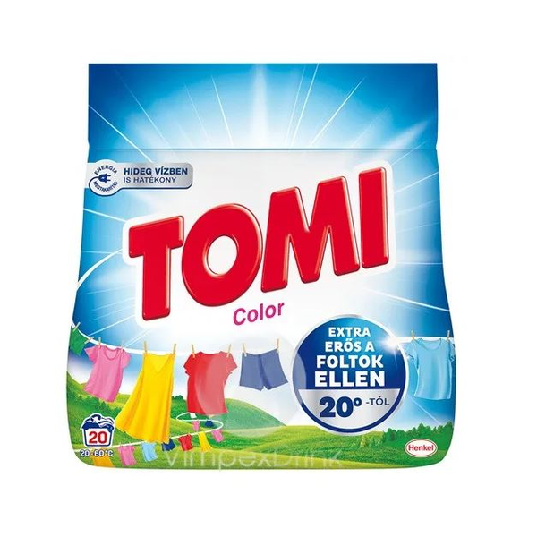 Tomi mosópor 1,1 kg Color 20 mosás (14555)