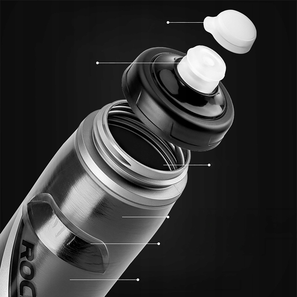 RockBros Bidon termiczny Rockbros rowerowy 620 ml bez BPA - gradient czarny