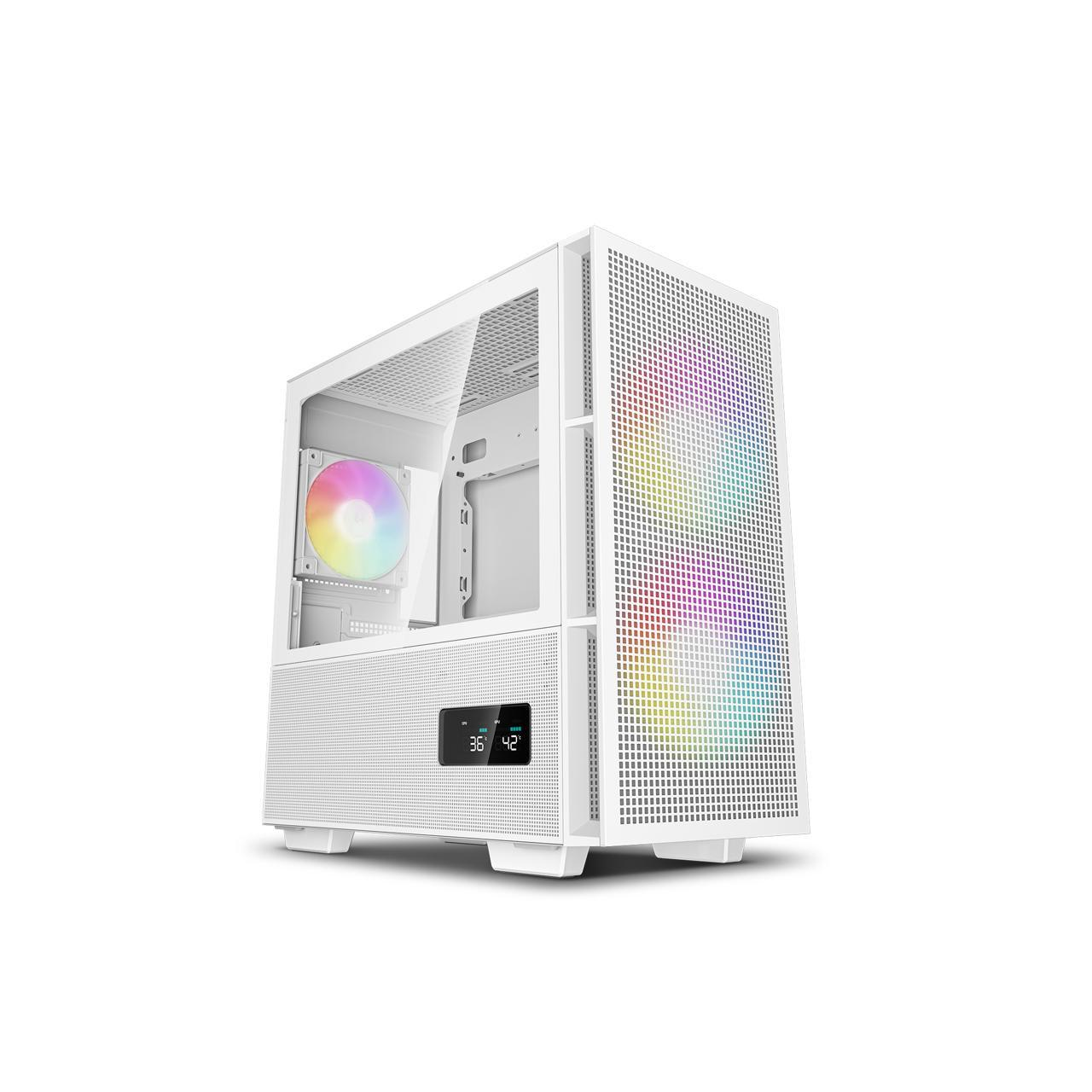 DeepCool CH360 DIGITAL WH Számítógépház - Fehér (R-CH360-WHAPE3D-G-1)