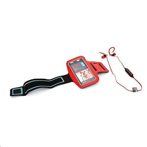 Platinet PM1070R ακουστικό κεφαλής & ακουστικό κεφαλής με μικρόφωνο Ακουστικά Καλωδιωμένος (Ενσύρματος) Ear-hook Sports Κόκκινο