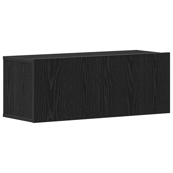 vidaXL Szafki RTV Czarny dąb 80 x 30 x 30 cm