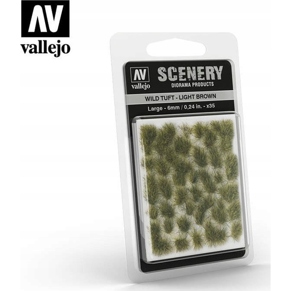  Vallejo Vallejo: Scenery - Wild Tuft - Light Brown (6)x35