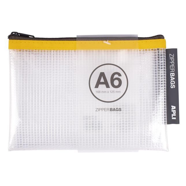 APLI LCA17382 rendszerező tasak cipzáras 168 x 125 mm (vegyes színek) (LCA17382)