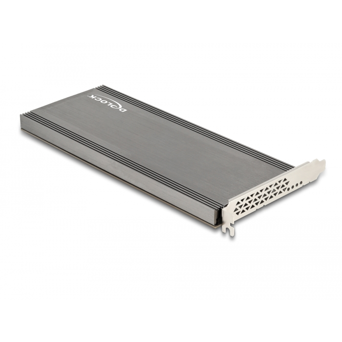 Delock PCI Expresz 4.0 x16 kártya - 4xbelső NVMe M.2 M-kulcs hűtőbordával és ventilátorral-elágazás (90079) (90079)