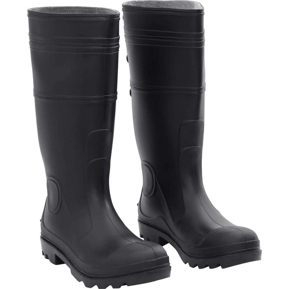 fekete PVC 42-es esőcsizma (137591 VidaXL)
