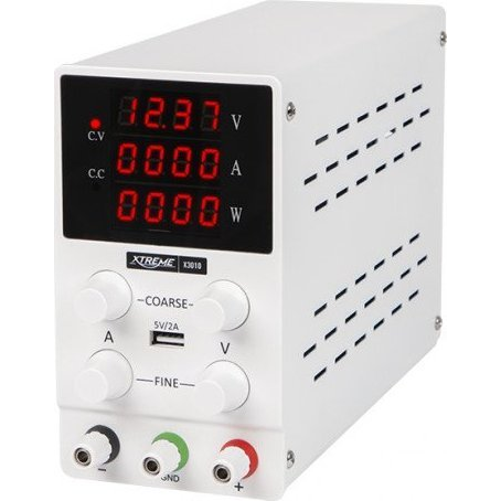 Blow Laboratóriumi Tápegység - X3010, 30V/ 10A, Fehér (58-623#)