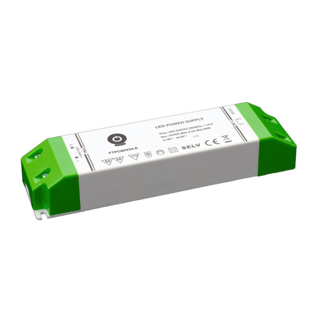 POS Power FTPC60V24-E 24V/2.5A 60W IP20 gazdaságos LED tápegység (FTPC60V24-E)