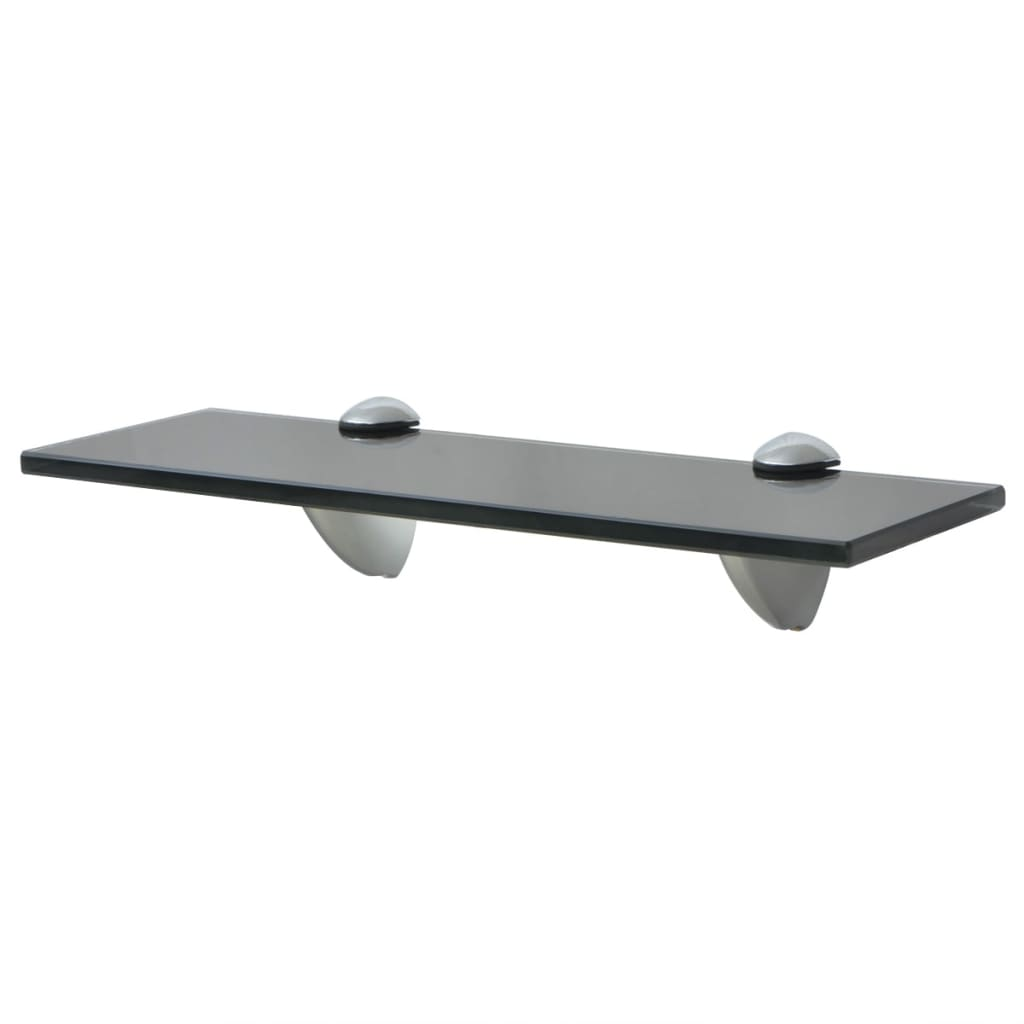 2 db lebegő üvegpolc 30 x 20 cm 8 mm (3051526)