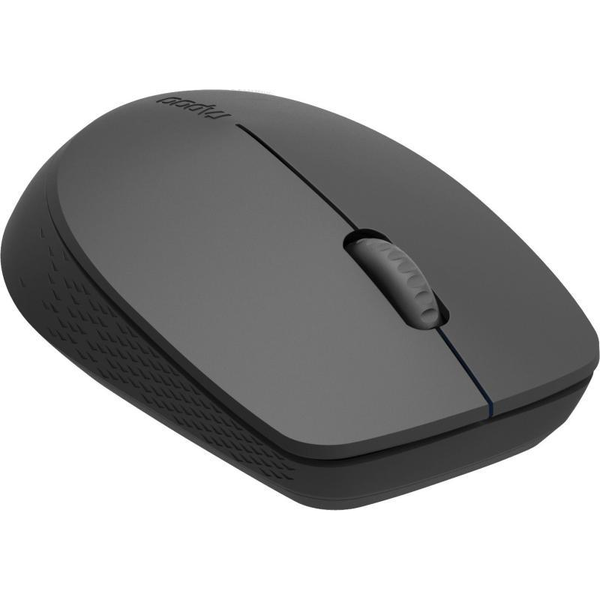 RAPOO M100 Silent Bluetooth + 2,4GHz vezeték nélküli egér, világos szürke