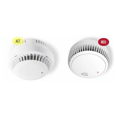 D Secour D-Secour Sensys 2 Füstjelző 10 éves elemélettartammal Elemekről üzemeltetett (O x Ma) 95 mm x 38 mm (1241200)
