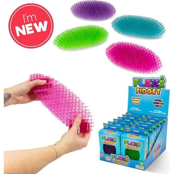 Flexi Fidget XL stresszoldó játék többféle változatban 1db